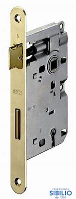 B005723003 A1 SERRATURA B/QUADRO DIST.70 DA 30 OTTONATO S/G