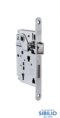 B010025006 SERRATURA CENTRO DISTANZA 50 F18 B.TONDO CROMO