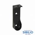 REGGITUBO IN ZAMA VERNICIATO NERO SEMIOP.X TUBO OVALE 22-30X15 M718.19