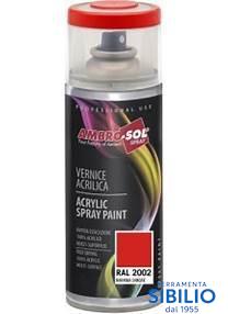 BOMBOLETTA ALTA TEMPERATURA ROSSO FRENI 300 A.T. 400ML AMBRO-SOL