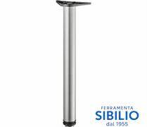 GAMBA PER TAVOLO CROMO OPACO 9006 D.60 ALTEZZA 820MM 24GP0008209