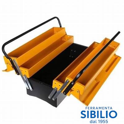 CASSETTA PORTAUTENSILI IN METALLO 3 SCOMPARTI 40CM tolsen