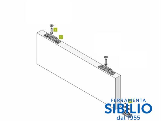 STAFFA ANCORAGGIO C/GUIDA INFERIORE 0500/59 KOBLENZ KRONA