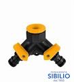 INNESTO X RUBINETTO A 2 VIE 3/4 ART. 57168 TOLSEN