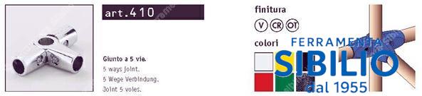 A/410 GIUNTO A 5 VIE CROMATO MANART
