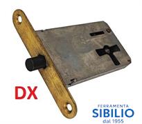 SERRATURE INFILARE C/PIOLO 11/F01SC50D  E.50 DX PLACCA 68X10