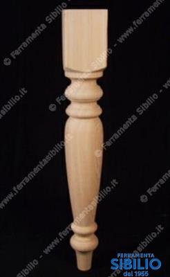 GAMBA IN LEGNO ONTARO MOD GT0000300/120 H.77 11.5X11.5