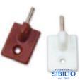 GANCI ADESIVI BIANCHI PER TENDINE A/665
