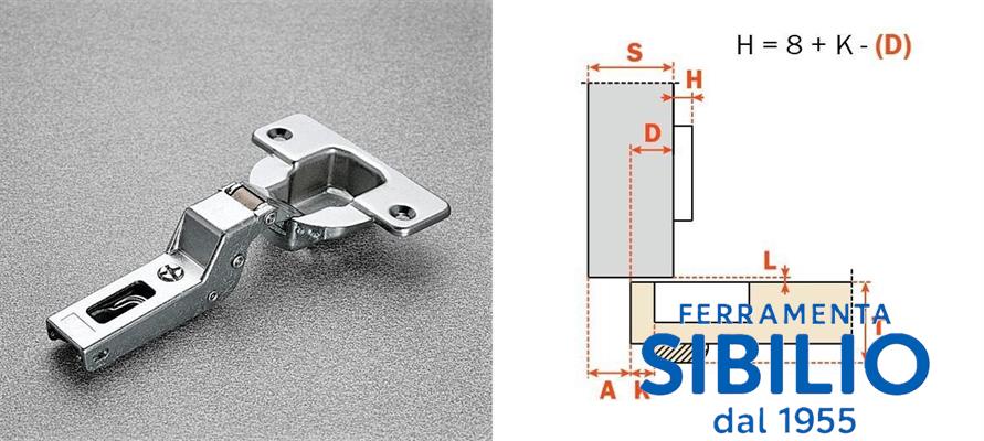 CERNIERE SALICE ART CFA7G99 F.d.40 S/BASET  329.05.614