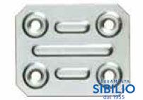 PIASTRINA RETTANGOLARE 4 FORI 5X4 ART 74