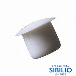 COPRIFORO PLASTICA d.08 BIANCO A/518  MACO