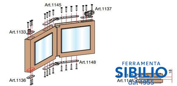 SNODO TERNO S.1145ZN EX 1145 SUPER.C/MOLLA FERMO PROL.8 TER
