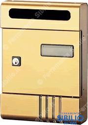 CASSETTA ALUBOX ESSE SI ALLUMINIO VERNICIATO BRONZO