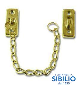 CATENA PER FINESTRE CM.20 ACC.OTTONATO A/603320 MINUT.