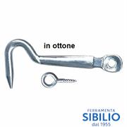 GANCI PER CREDENZA SN 1'1/2 OTTONE A/200-E