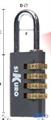LUCCHETTO ARCO LUNGO mm.20+COMBINAZ.X VALIGIA  22COMBINAZION