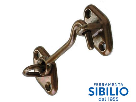GANCI FERMAPERSIANA OTTONE BRONZATO MM.80 A/20