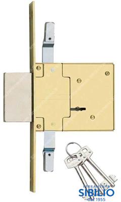 SERRATURE SAB ART 450/8/M3S E.60 DOP.MAPPA 4.MAND.TRIP.CHIUS