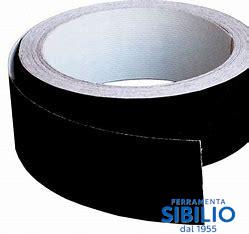 BORDO MELAMINICO H.50 NERO OP.C/COLLA RT=100MT