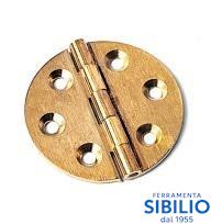 CERNIERE PIANA TONDA C/CAVE 40X40 OL A/1024040S