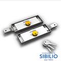 SERRATURA ACCOPP. C/PIEGHATO  2285XZB4508XX3 DS/SX CILIN.TONDO X SERR