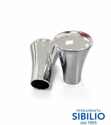 FINALE CONO CROMO A/8840CR H.65X45 P/TUBO d.22  CASIRAGHI