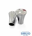FINALE CONO CROMO A/8840CR H.65X45 P/TUBO d.22  CASIRAGHI