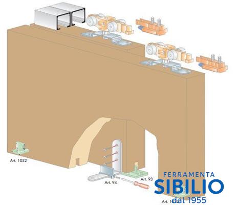 KIT DI TRASCINAMENTO n.1 A/93-n.2 A/1032+n.1 A/94 93-1032-94