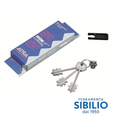 KIT BLOCCHETTO ATRA BLO 3110 di 3 CHIAVI CORTA mm.92