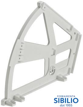 PORTASCARPE RIBALTA 1 RIPIANO BIANCO ART. 892.14.719 HAFELE