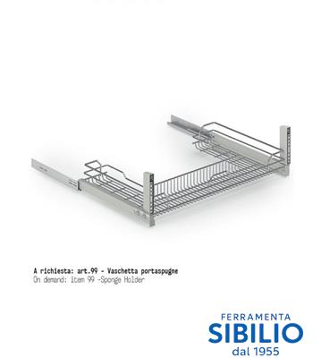 CESTO SOTTOLAV.OLD CR SOFT 90X50 1207Y/90-50PC INOXA