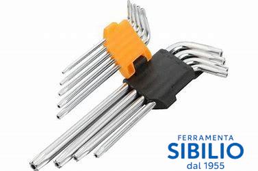 SET 9PZ CHIAVINI TORX C/FORO 20056 Tolsen