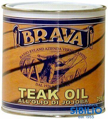TEAK OIL JOJOBA DA 0.375 LT  BRAVA OLT3