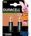 STILO RICARICABILI AA DURACELL 1300MAH DU69 CF=2PZ