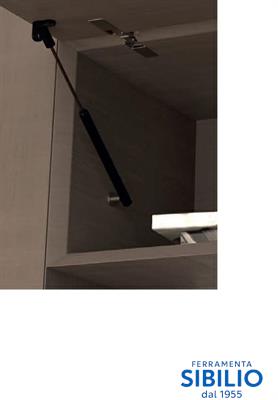 MOLLA A GAS ALTO 120NW. NERO OP ART.FK285D/2-1/C1