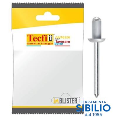 RIVETTI A STRAPPO TC ESTR. AP. INOX A2 4X14 ART. BLSRC0040014 CF=100pz