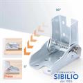 CERNIERE AUTOBLOCCANTI A 90° CON SBLOCCO 60X60X25