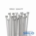 FASCETTE PVC BIANCHE 5X250MM CF=100PEZZI VIRGO