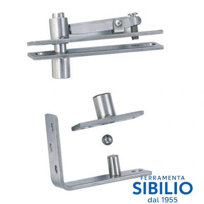 CARDINE A BILICO CON STAFFA AD ELLE HLS130*25*4.0 PER PORTE VIRGO