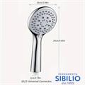 DOCCETTA  C/REGOLAZIONE CROMATO TONDO 12CM. VIRGO