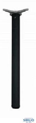 PIEDI PER TAVOLI CILINDRICO H.710MM D.60 NERO OPACO