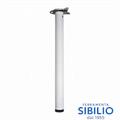 PIEDI PER TAVOLI CILINDRICO H.710MM D.60 BIANCO OPACO