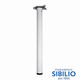 PIEDI PER TAVOLI CILINDRICO H.1100MM D.60 BIANCO OPACO
