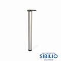 PIEDI PER TAVOLI CILINDRICO H.1100MM D.60 ARGENTO OPACO