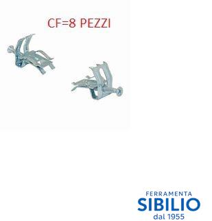 GANCI PER LAVELLI INOX CF=8PZ