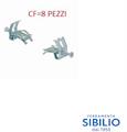 GANCI PER LAVELLI INOX CF=8PZ