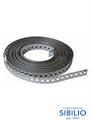 BANDA LAMIERA FORATA MM.17X0.7 MT50 ACC. PREZINCATO ART. 94517S