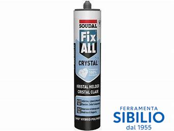 FIZ ALL CRYSTAL CARTUCCIA DA 290ML ART. 117921 SOUDAL