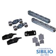 KIT STAFFE P/PORTE DA 120KG. A FILO C/GUIDA INF. 0600 6 1