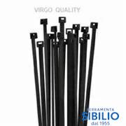 FASCETTE PVC NERE 5X200MM CF=100PEZZI VIRGO